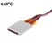 Aluminium Thermostat Heating Element Plate 12V 110&deg;C