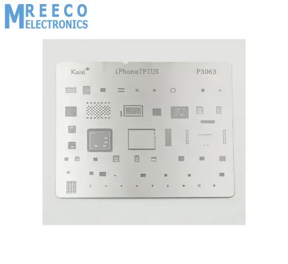 P3063 IC Chip BGA Reballing Stencil Kits Set Solder Template Multi-Function CPU Tin Steel Net For I Phone 7 Plus