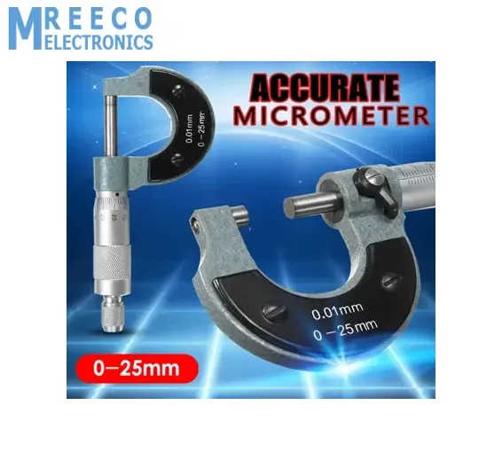 0-25mm 0.01mm Outside External Metric Gauge Micrometer Machinist Measuring Box