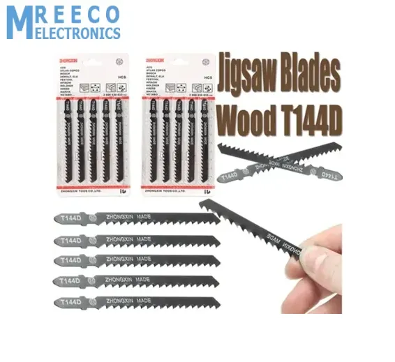 5Pcs Jigsaw Blades Wood Cutter T144D