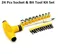Jialong Multi purpose T Shape Screwdriver Socket & Bit Tool Kit 24pcs Set for Home & Office