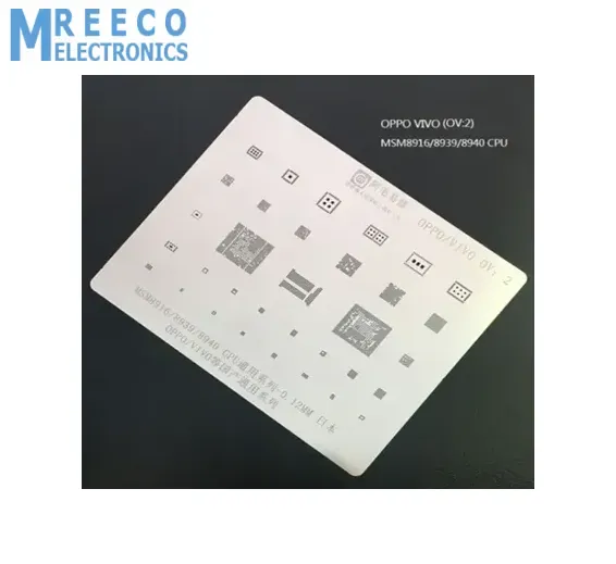 IC Chip BGA Reballing Stencil Kits Set Solder Template Multi-Function MSM8916 8939 8940 CPU Tin Steel Net For OPPO VIVO