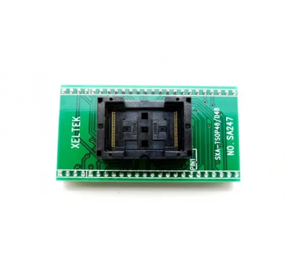 TSOP48 To DIP48 Pin Socket Adapter TSOP48 Test Socket For RT809F RT809H & for XELTEK