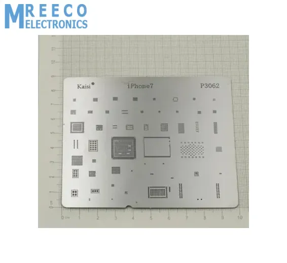 P3062 IC Chip BGA Reballing Stencil Kits Set Solder Template Multi-Function CPU Tin Steel Net For I Phone 7