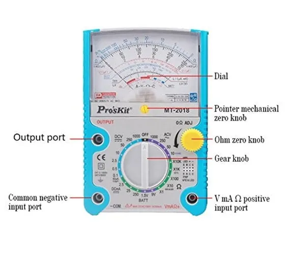 Proskit Analog Multimeter MT2018