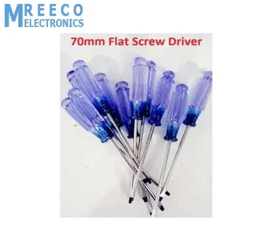 70mm Flat Head ScrewDriver Thin Flat Blade Tip Edge