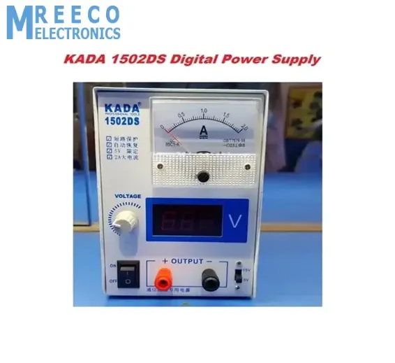 KADA 1502DS Adjustable Digital Power Supply 12V 2A DC Regulator Supply For Mobile Repairing