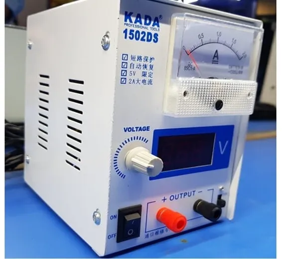 KADA 1502DS Adjustable Digital Power Supply 12V 2A DC Regulator Supply For Mobile Repairing
