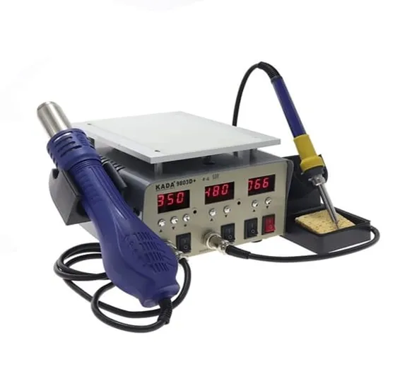 KADA9803D+ KADA 9803D+ Digital 3 in 1 Touch LCD Glass Screen Separator Hot Air Soldering Iron SMD Rework Station