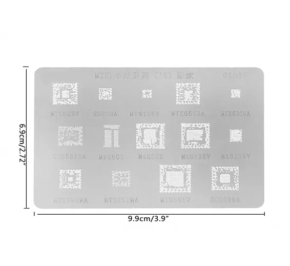 BGA Stencil G1037 For MTK Xiaomi Series