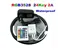 RGB LED Strip With Remote And Power Supply White Background 12v 5Meter 24 Key Remote