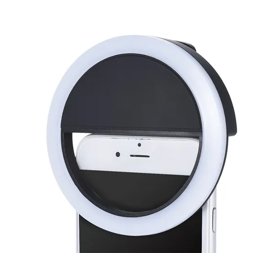 36 LED Selfie Ring Light, USB Rechargeable Clip On Cell Phone Camera Light