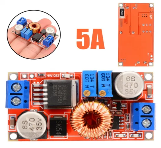 XL4015 Step-Down Buck Charging Board DC 0.8-30V to 5-32V