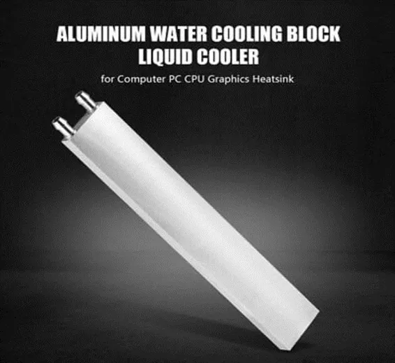 Aluminium Water Cooling Block 40mm X 200mm For Liquid Water Cooler Heat Sink system