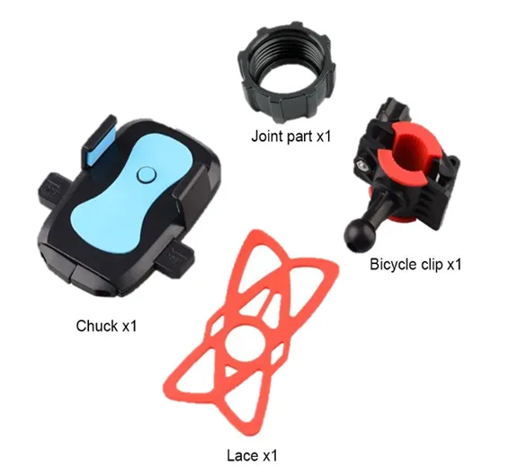 Mobile Phone Holder Stand Mount Bicycle Motorcycle Universal 360 Rotation Bike Phone Support