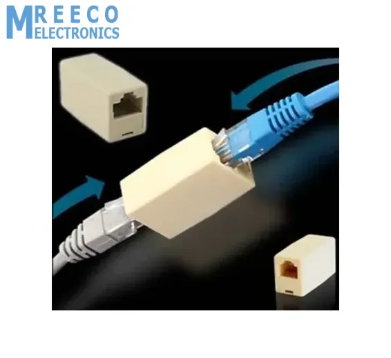 DELL RJ45 Female to Female Network LAN Connector Adapter Coupler Extender RJ45 Ethernet Cable Join Extension Converter Coupler in pakistan