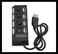 4 port USB Hub Hi-Speed USB 2.0 with Power LEDs