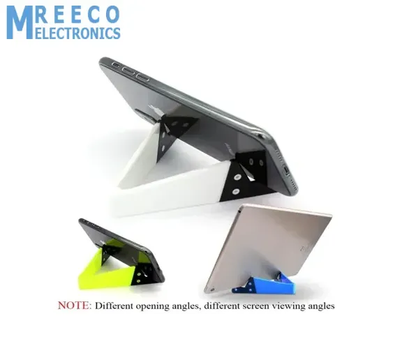 V Shaped Fold able Universal Mobile Phone Tablet PC Stand Holder Pocket-Sized Kickstand for Desk