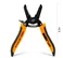 JAKEMY JM-CT4-12 Wire Stripper Clamp 7.0inch Wire Cable Side Cutter Cutting Snips Flush Pliers Nipper Terminal Crimping Tool