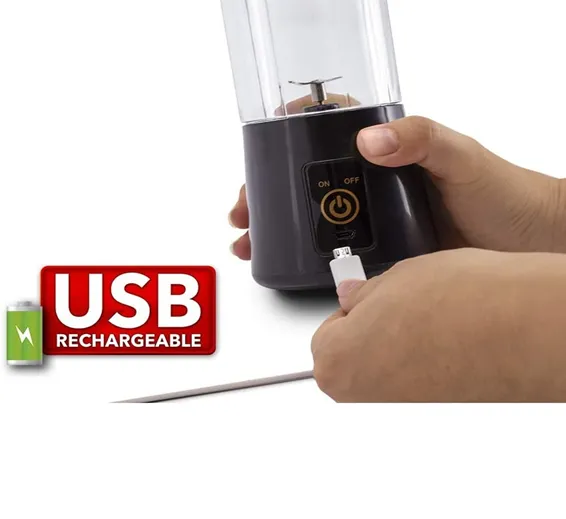 Portable Juicer Blender USB Rechargeable Mixer Bottle