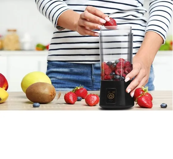 Portable Juicer Blender USB Rechargeable Mixer Bottle