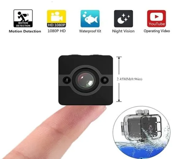 Spy DVR 1080P Waterproof Camcorder HD Mini Camera SQ12