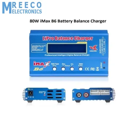 iMAX B6 Mini 80W 5A Digital DC Battery Balance Charger XT60 Plug