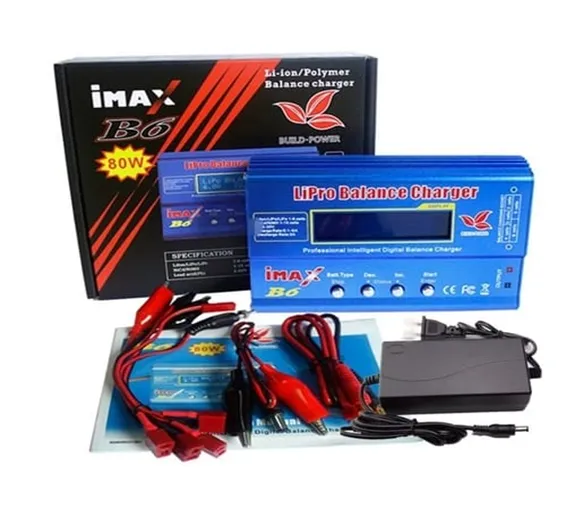 iMAX B6 Mini 80W 5A Digital DC Battery Balance Charger XT60 Plug