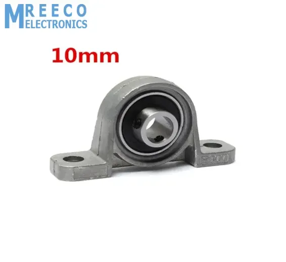 Ball Bearing 10mm Bore Diameter Zinc Alloy Pillow Block Mounted Ball Bearing KP000