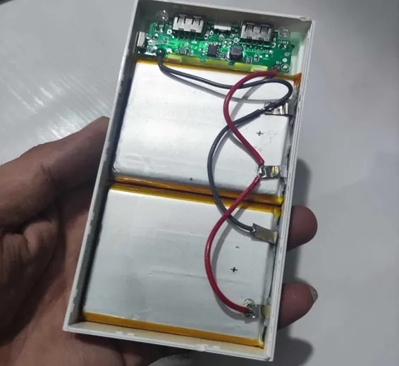 DIY 5V 2A Dual USB Power Bank Case With Power Bank Kit