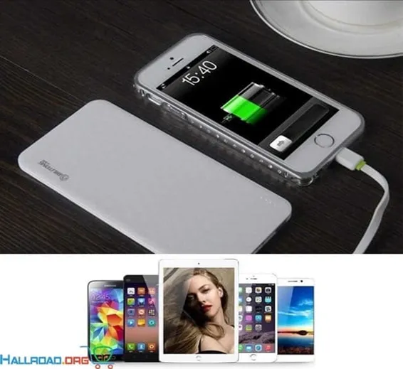 Bilitong Y097 3600mAh Most Slim White Power Bank For Mobile Devices