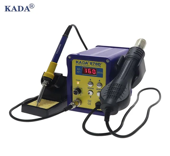 KADA 878D+ Hot Air Gun And Soldering Station