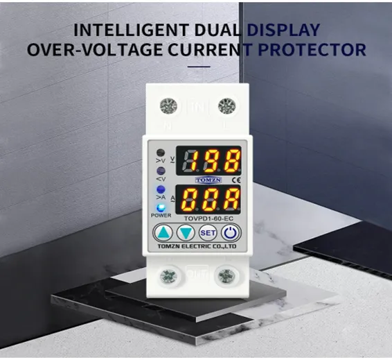 TOMZAN TOVPD1-60 Adjustable Over And Under Voltage Relay Voltage fluctuation protection device