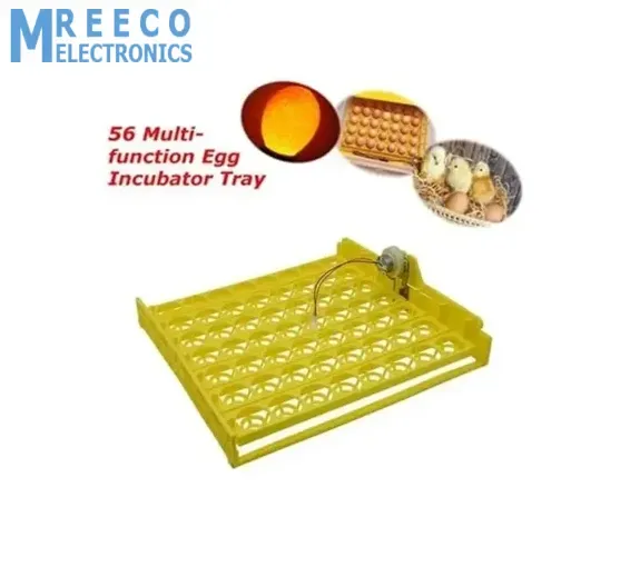 56 Eggs Tray Poultry Chicken Bird Eggs 12V Incubator Turner Tray With Turning Motor