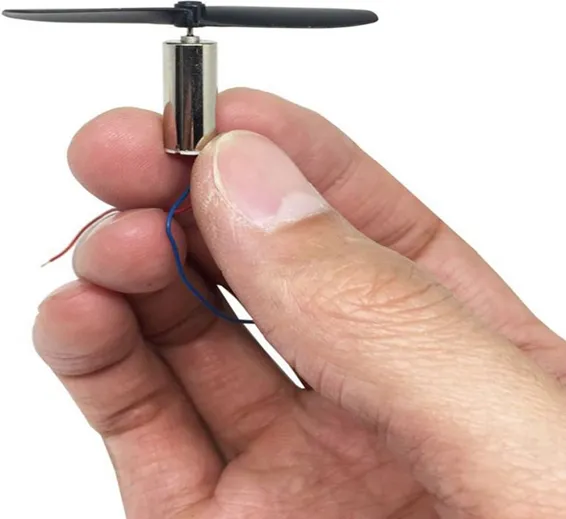 Helicopter Coreless Micro DC Motor With Propeller