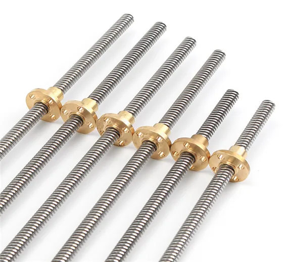 Threaded Rod Lead Screw 8mm 500mm