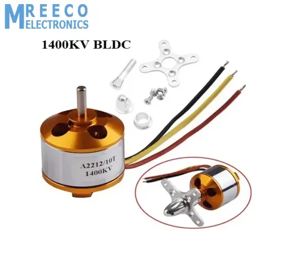 A2212 1400KV Brushless DC BLDC Motor For DIY RC Aircraft Multicopter