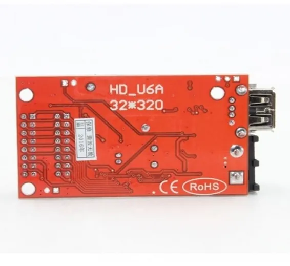 USB Port Single Double Color LED Display Controller Card HD-U6A