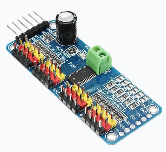 16 Channel Servo Motor Driver PCA9685 12 Bit PWM I2C Module For Arduino