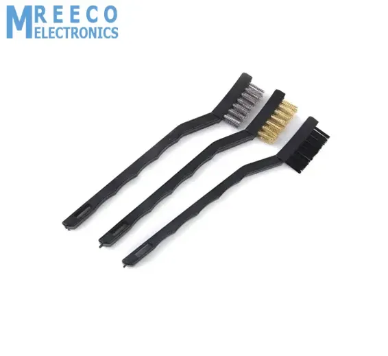 3Pcs Wire Brush Stainless Steel Nylon Brass Wire Brushes Cleaning Rust Kit Polishing Metal Rust Clean Tools