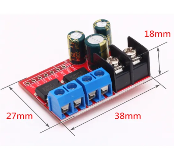 5A Dual Motor Drive Module Reverse PWM Speed Regulation Double H Bridge ZK 5AD