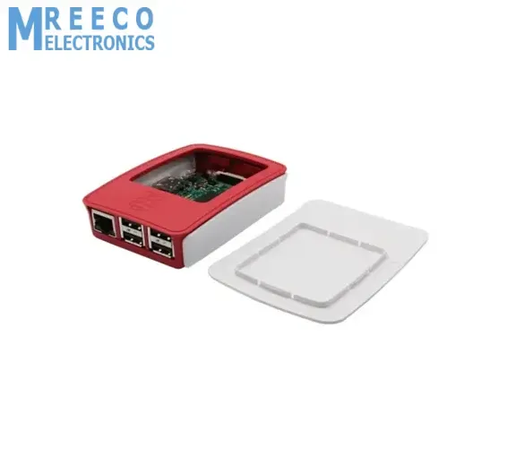 Raspberry Pi 3 Case for Raspberry Pi 3 B+ Enclouser Box Red/White Casing