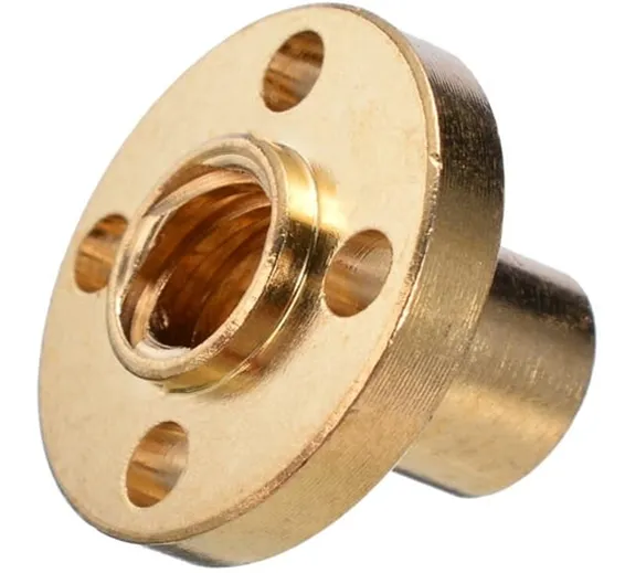 8mm T8x2 Trapezoidal ACME Shaft Lead Thread Rod Brass Screw Nut