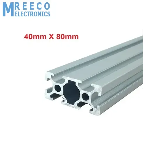 4080 Aluminium Profile Aluminium Extrusion For CNC Machines 1Feet