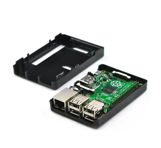 Raspberry Pi 3 Model B B Case Black ABS Plastic Cover Shell Bag Enclosure Computer Box