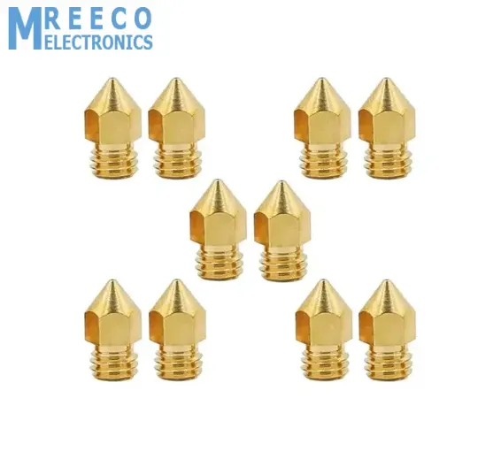 0.4mm 3D Printing Nozzle 3D Printer Accessories Mk8 Brass Nozzle