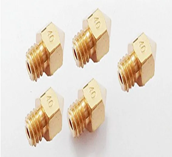0.4mm 3D Printing Nozzle 3D Printer Accessories Mk8 Brass Nozzle