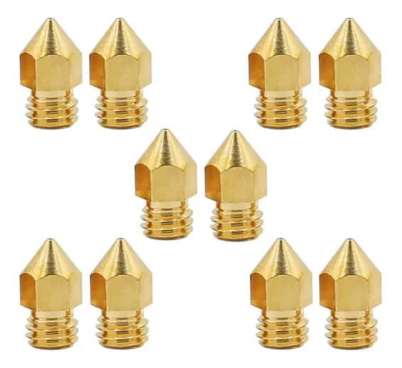 0.3mm 3D Printing Nozzle 3D Printer Accessories Mk8 Brass Nozzle In Pakistan