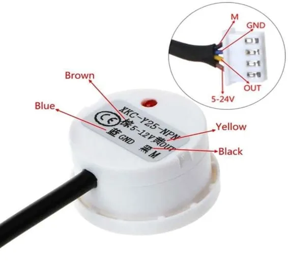 Non Contact Liquid Level Sensor Stick Type Water Detector Switch DC XKC-Y25-NPN