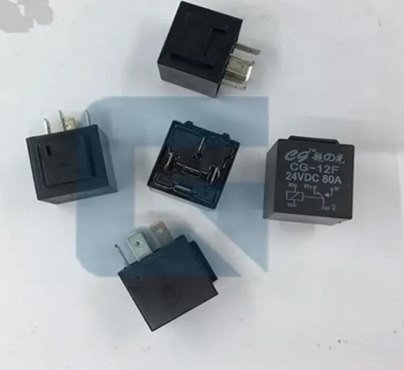 DC 24V 80A 5 Terminals Male Power Connector Relay